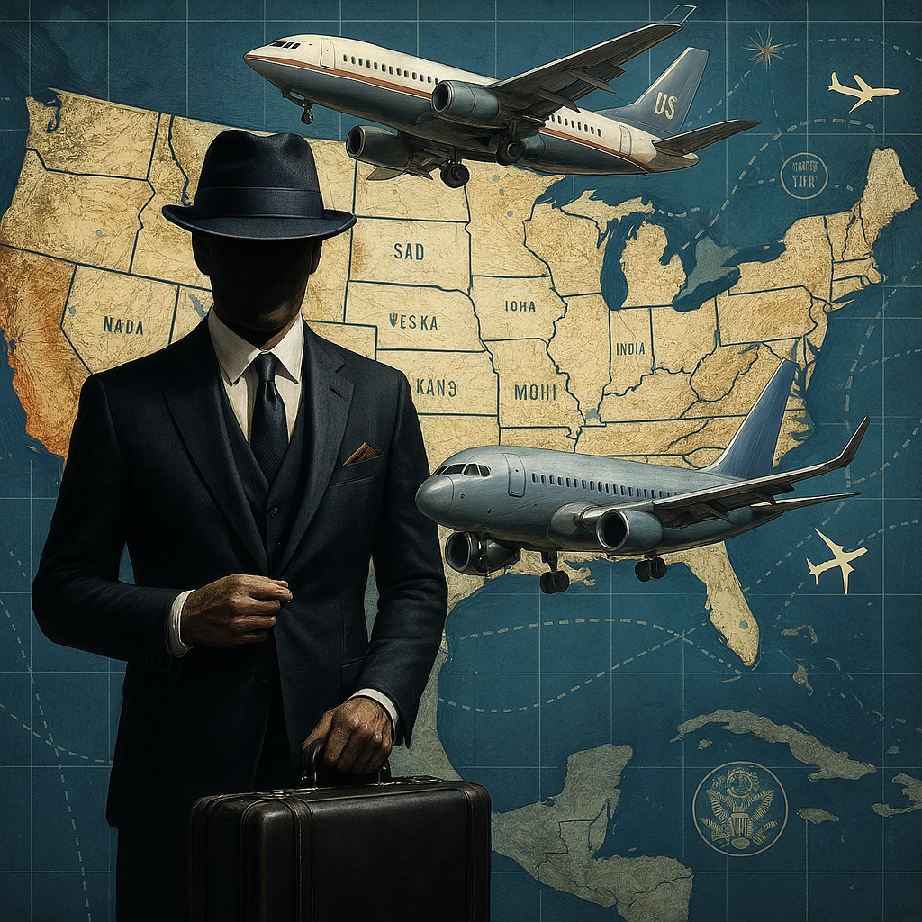 Traveling salesman problem diagram